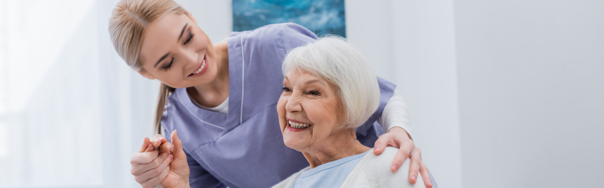 nurse with elder