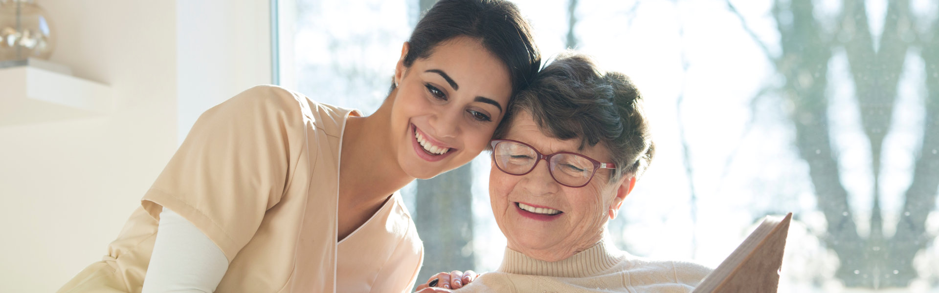 nurse with elder