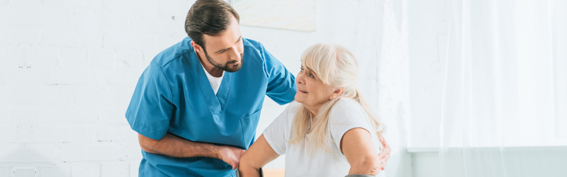 nurse with elder