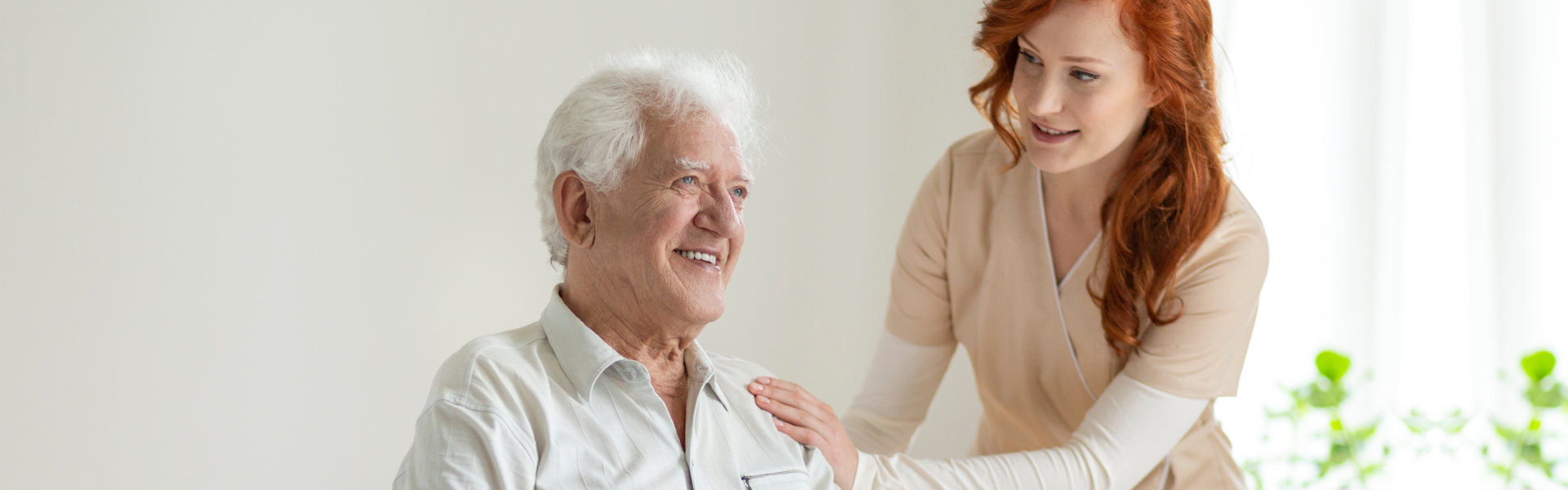 nurse with elder